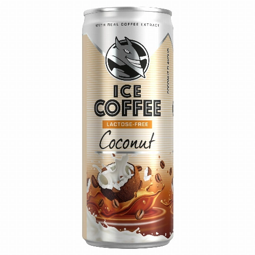 HELL Ice Coffee Coconut UHT laktózmentes kókusz ízű ital tejjel és kávékivonattal 250 ml
