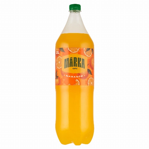 Márka narancs szénsavas üdítőital cukorral és édesítőszerrel 2 l