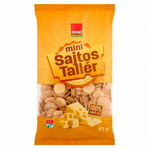 Coop mini sajtos tallér 85 g