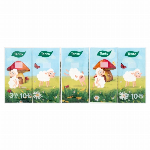 Tento papírzsebkendő 3 rétegű 10 x 10 db
