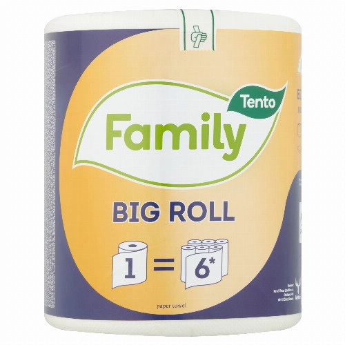 Tento Family Big Roll háztartási papírtörlő 2 rétegű 1 tekercs