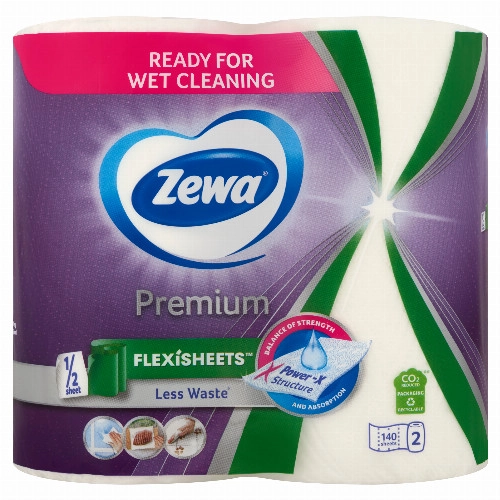 Zewa Premium Flexisheets háztartási papírtörlő 2 rétegű 2 tekercs