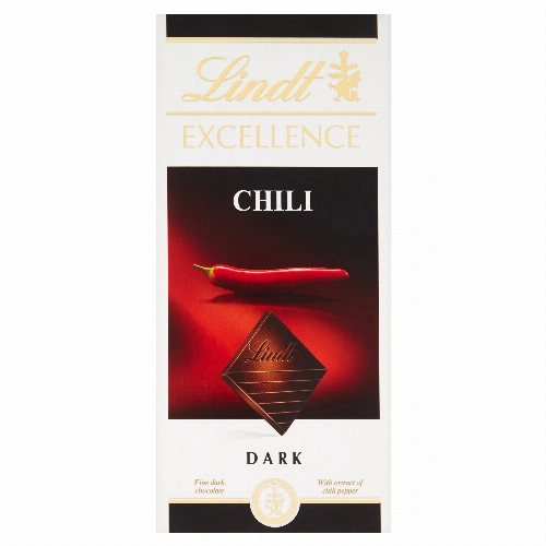 Lindt Excellence Chili étcsokoládé chilipaprika-kivonattal 100 g