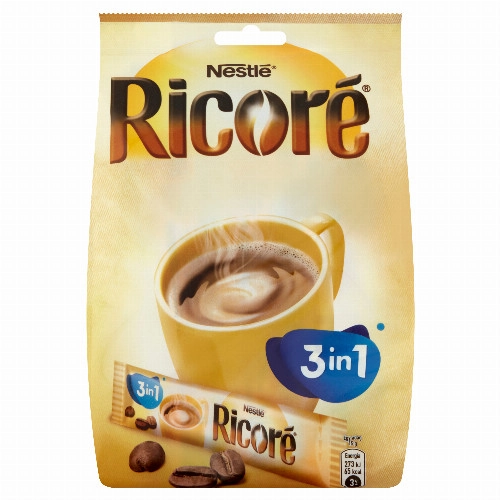 Nestlé Ricoré 3in1 instant kávékeverék cukorral és kávékrémesítővel 10 x 15 g (150 g)
