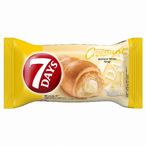 7DAYS croissant pezsgő ízű töltelékkel 60 g