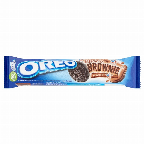Oreo Choc'o Brownie kakaós töltelékkel töltött kakaós keksz 154 g