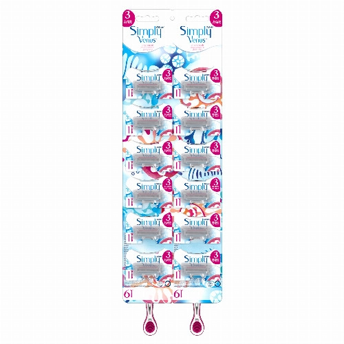 GILLETTE SIMPLY VENUS 3 ELD.BOR. 1DB