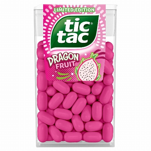 Tic Tac Dragon Fruit sárkánygyümölcsízű cukordrazsé 54 g