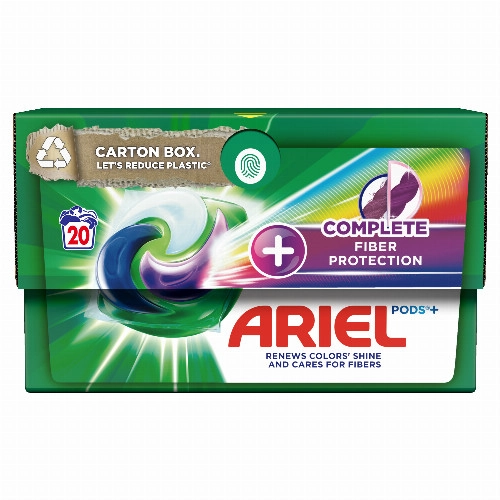 Ariel All-in-1 PODS Mosókapszula 20 Mosáshoz, + Extra Color & Fiber Protection