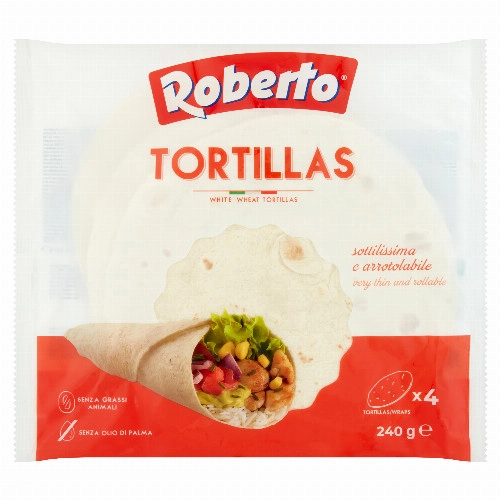 Roberto Tortillas kenyér napraforgóolajjal 4 db 240 g