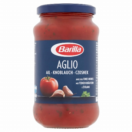 Barilla Aglio fokhagymás, vörösboros, zöldfűszeres paradicsomszósz 400 g