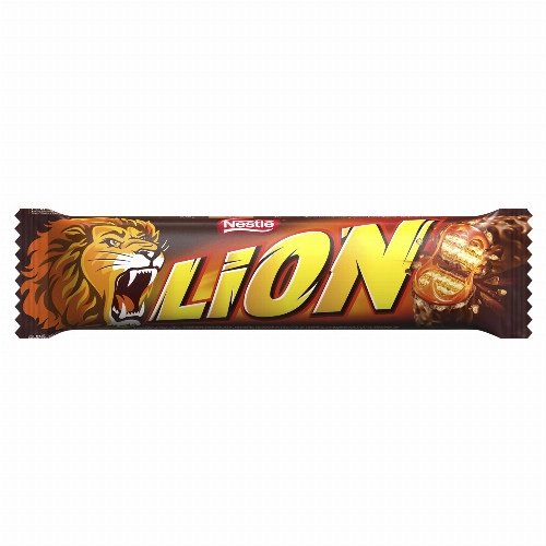 Nestlé Lion tejcsokoládéval mártott töltött ostyaszelet karamellel és búzapehellyel 42 g
