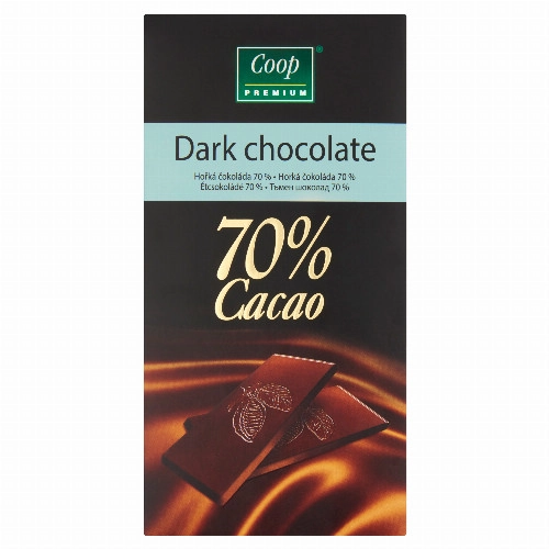 Coop Premium étcsokoládé 70% 80 g