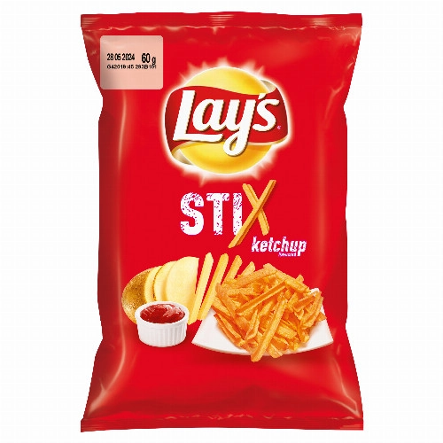 Lay's Stix ketchupos ízű burgonyachips 60 g