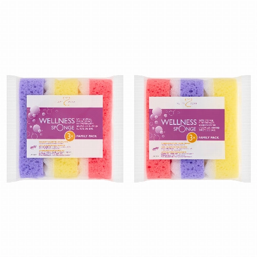 Multy Wellness fürdőszivacs 3 db