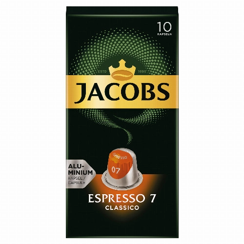Jacobs Espresso Classico őrölt-pörkölt kávé kapszulában 10 db 52 g