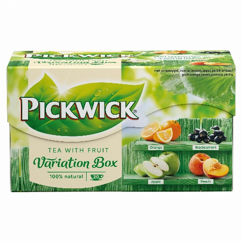 Pickwick Variaton Box variációk 4-féle gyümölcsízű fekete tea 20 filter 30 g