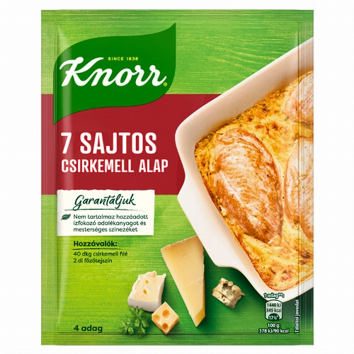 Knorr 7 sajtos csirkemell alap 35 g