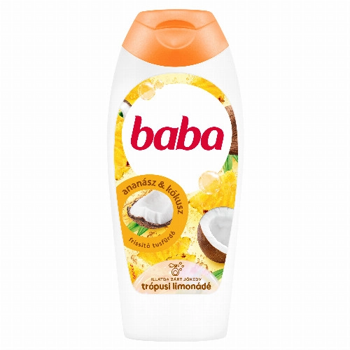 Baba Trópusi Limonádé frissítő tusfürdő ananász és kókusz illat 400 ml
