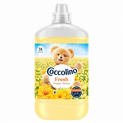 Coccolino Fresh Happy Yellow öblítőkoncentrátum 74 mosás 1702 ml