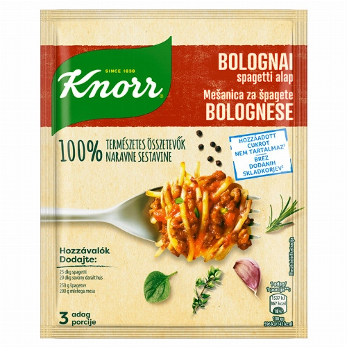 Knorr bolognai spagetti alap 38 g