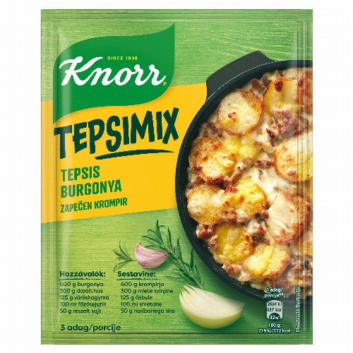 KNORR ALAP TEPSIMIX TEPSIS BURGONYA 37G