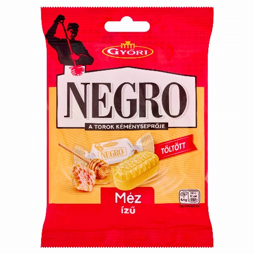 Győri Negro méz ízű töltött keménycukorka 63 g