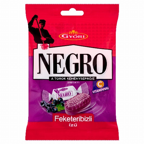 Győri Negro feketeribizli ízű keménycukorka C vitaminnal 63 g
