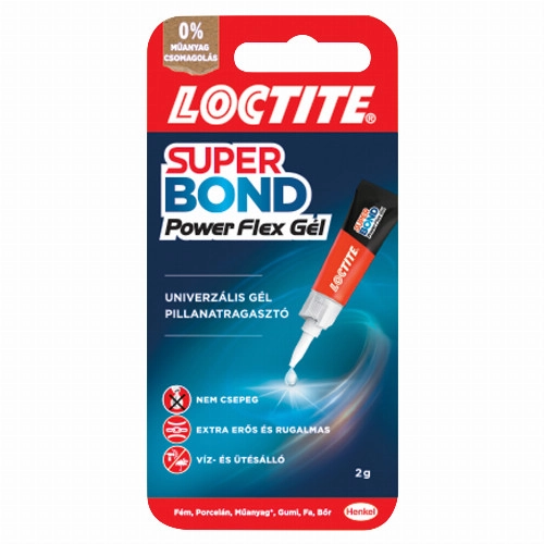 Loctite Super Bond Power Flex Gél univerzális gél pillanatragasztó 2 g