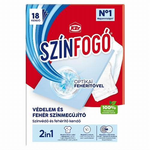 K2R fehér színmegújító kendő világos ruhákhoz 18 db