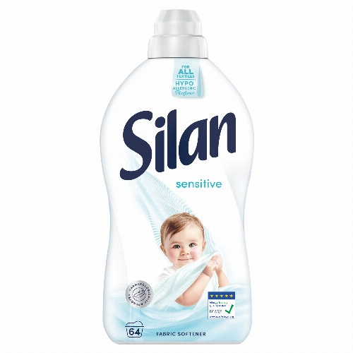 Silan Sensitive textilöblítő koncentrátum 64 mosás 1408 ml