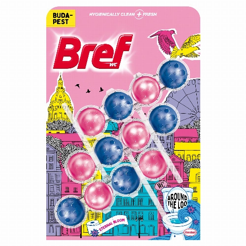 Bref Power Aktiv Budapest WC-frissítő 3 x 50 g