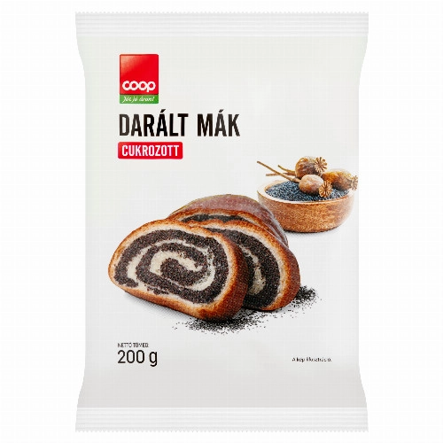 Coop cukrozott darált mák 200 g