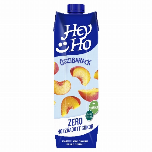 Hey-Ho őszibarackital édesítőszerekkel és 5 vitaminnal 1 l