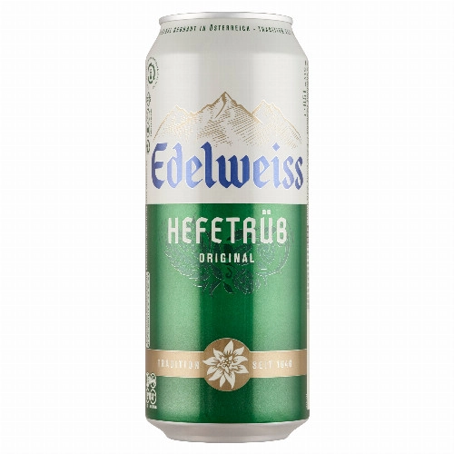 Edelweiss Hefetrüb Original szűretlen világos búzasör 5,1% 0,5 l doboz